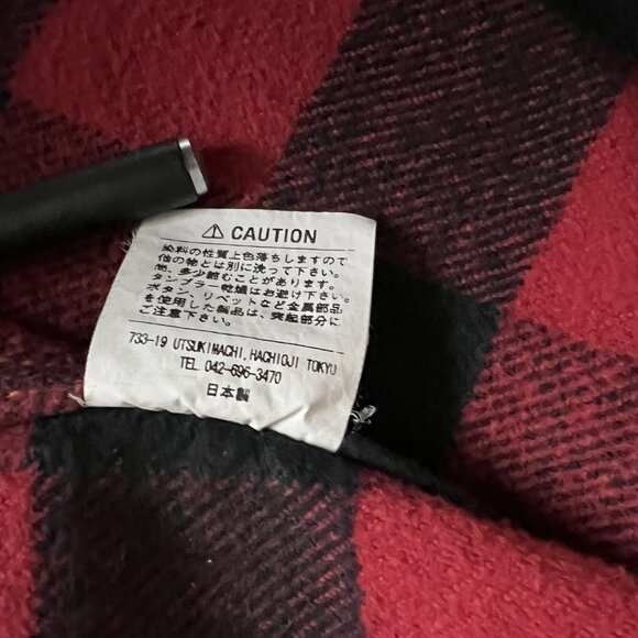 EUC Iron Heart IHSH-232-RED – Ultra Heavy Flannel Western Shirt Size S - Picture 7 of 8